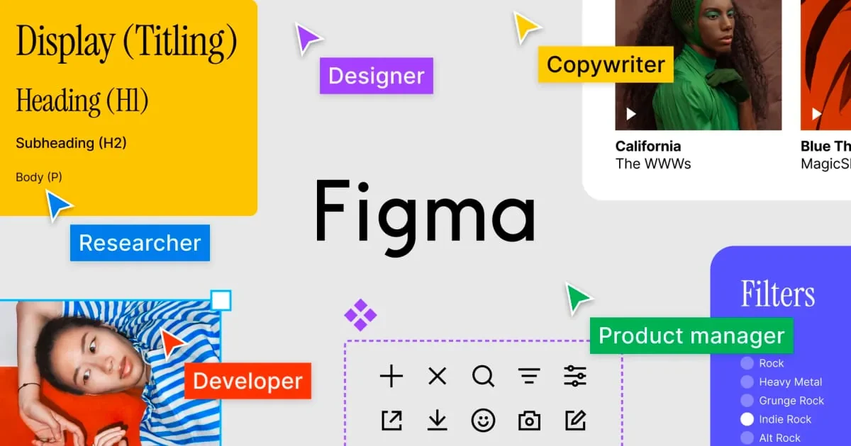 Figma website screenshot from Sitehunter