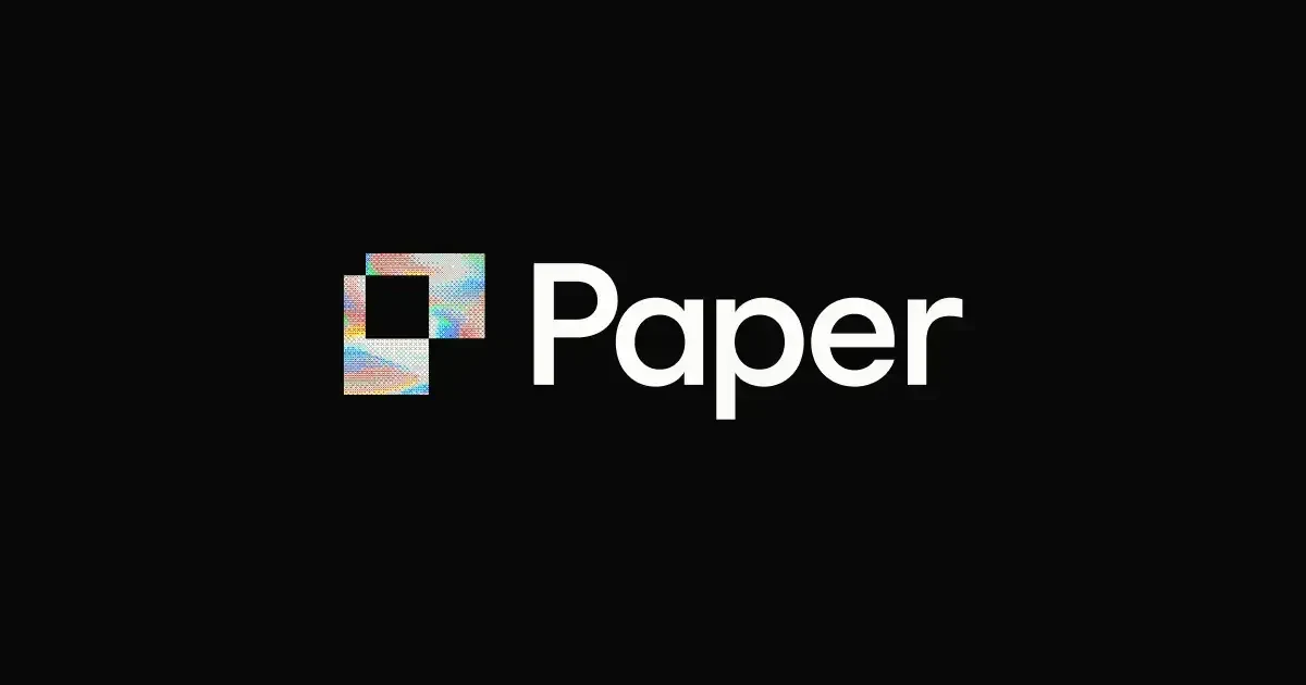 Paper website screenshot from Sitehunter