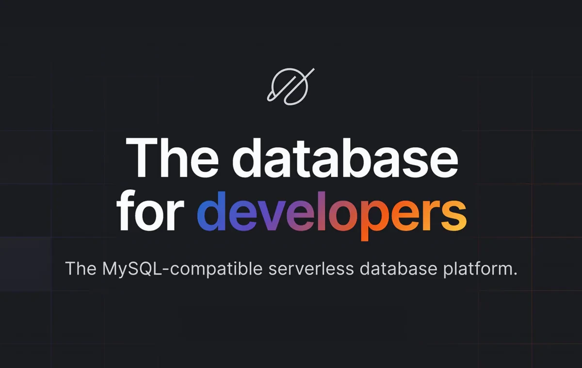 PlanetScale website screenshot from Sitehunter