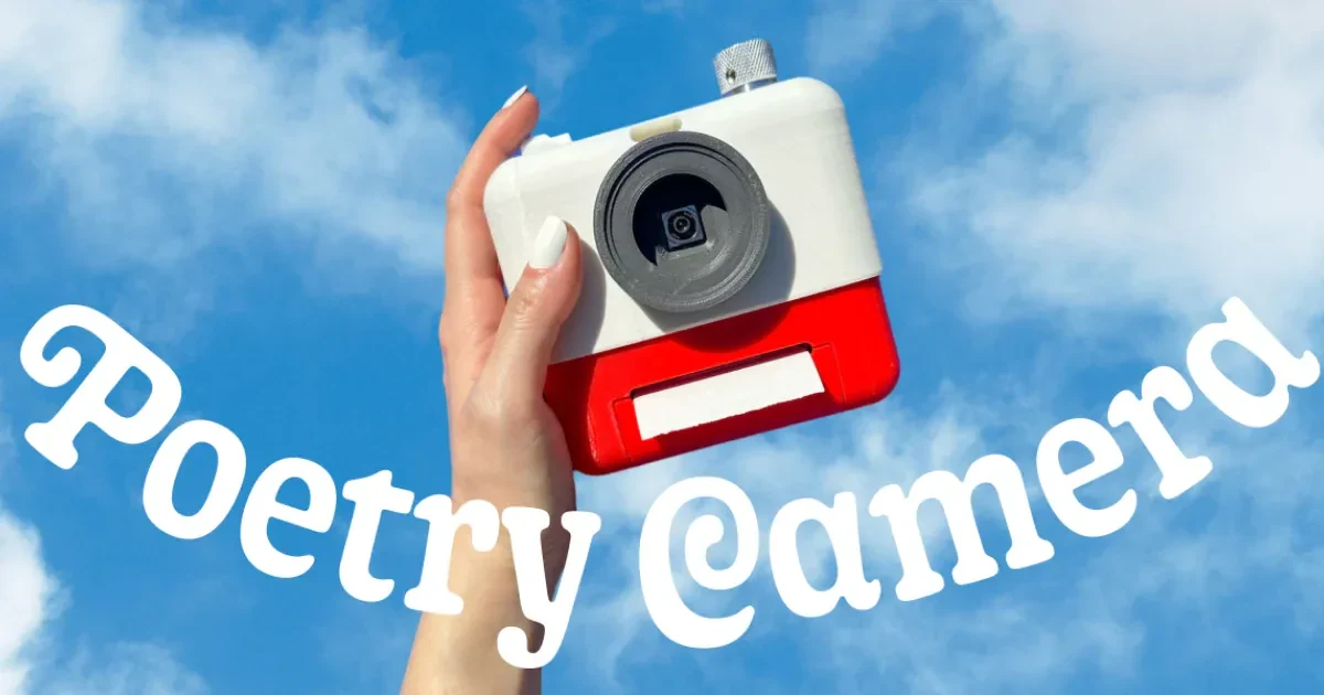 poetry camera website screenshot from Sitehunter