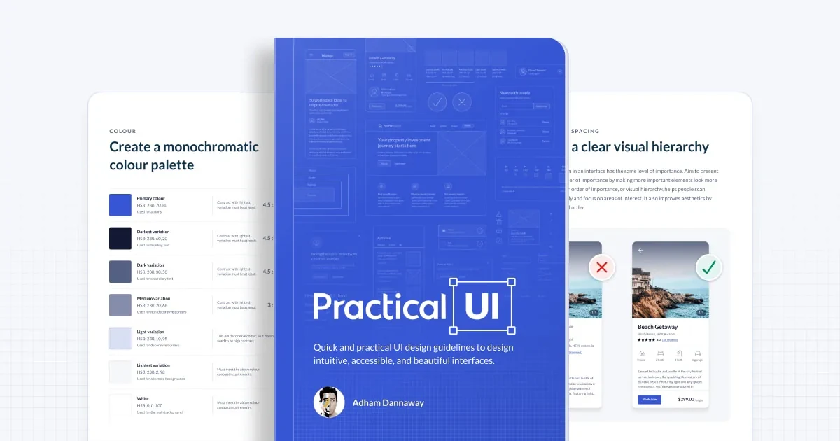 Practical UI website screenshot from Sitehunter