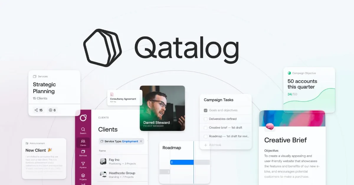 Qatalog website screenshot from Sitehunter