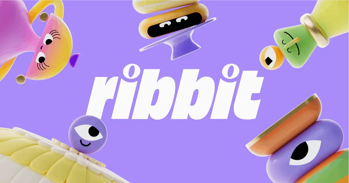 Ribbit website screenshot from Sitehunter