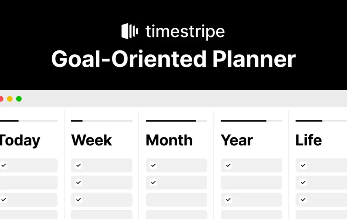 Timestripe website screenshot from Sitehunter