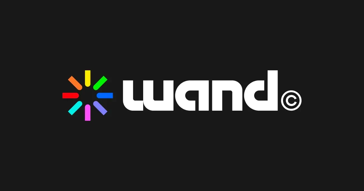 Wand website screenshot from Sitehunter